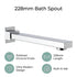 228mm Bath Spout Polished Chrome Finish