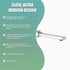 228mm Bath Spout Polished Chrome Finish