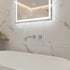 220mm Bath Spout Polished Chrome Ultra Modern Bathroom Tapware