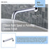 220mm Bath Spout Polished Chrome Ultra Modern Bathroom Tapware