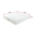 King 30cm Green Tea Memory Foam Mattress – Cooling Comfort with CertiPUR-US® Certified Foam