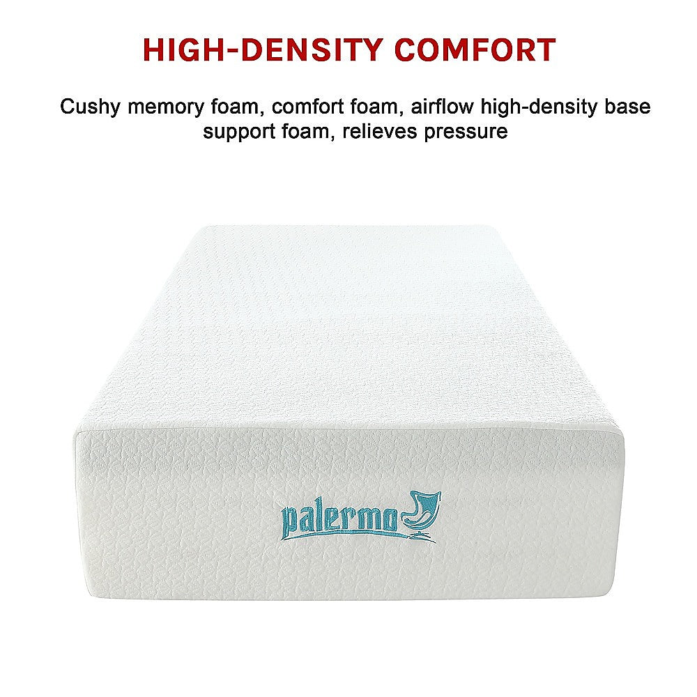 Single 30cm Green Tea Memory Foam Mattress – Cooling Comfort with CertiPUR-US® Certified Foam