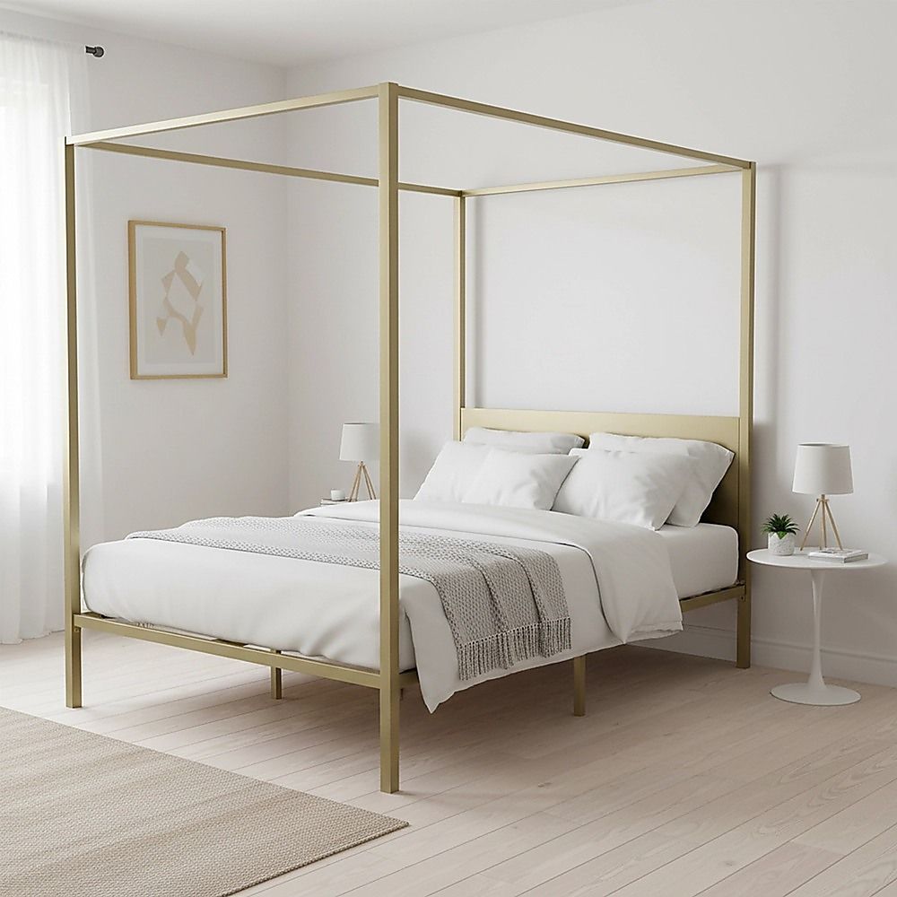4 Four Poster Double Bed Frame