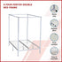 4 Four Poster Double Bed Frame