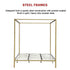4 Four Poster King Bed Frame