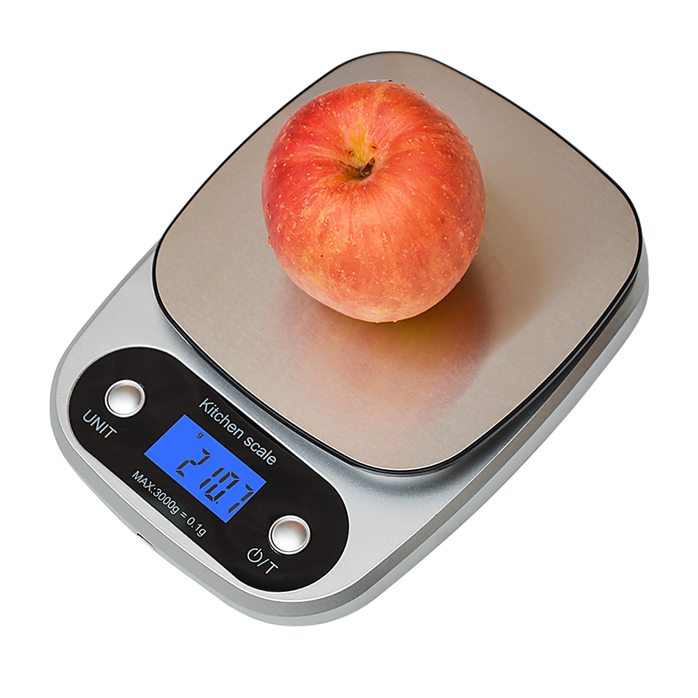 0.1g High Precision Kitchen Scale Rechargable Food Scale Digital 3KG