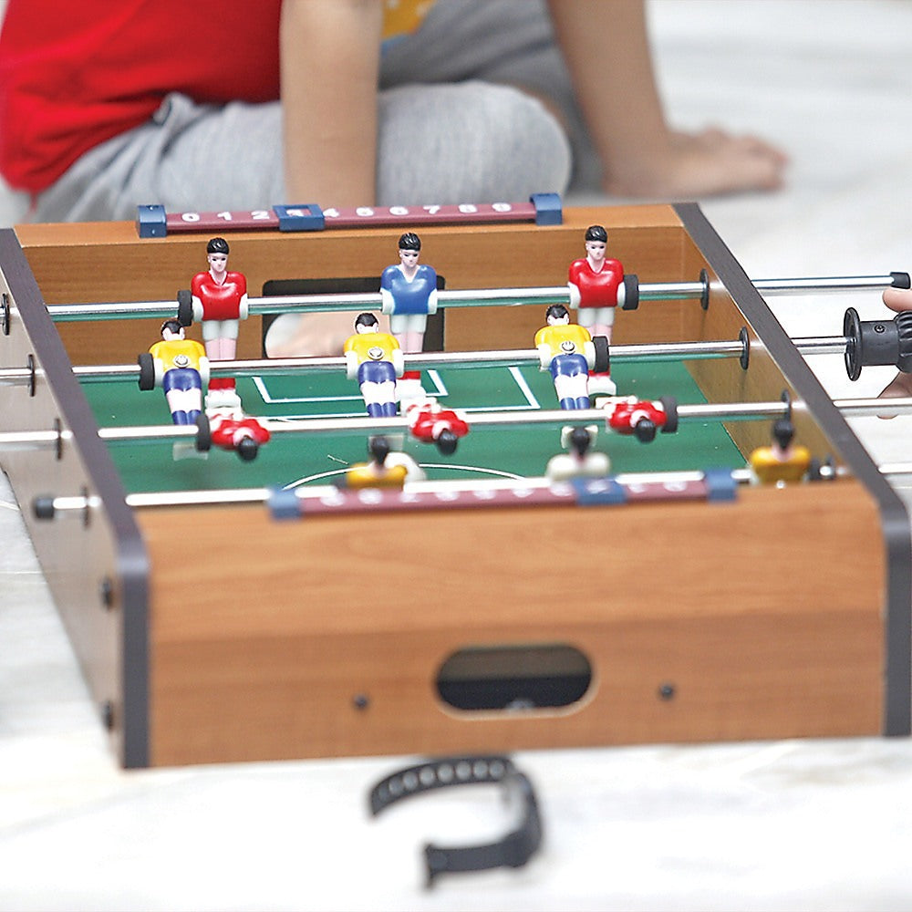 Foosball Games Soccer Table Kids Portable Toy Gift, 12 Players, 1.9kg Wt