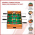 Foosball Games Soccer Table Kids Portable Toy Gift, 12 Players, 1.9kg Wt