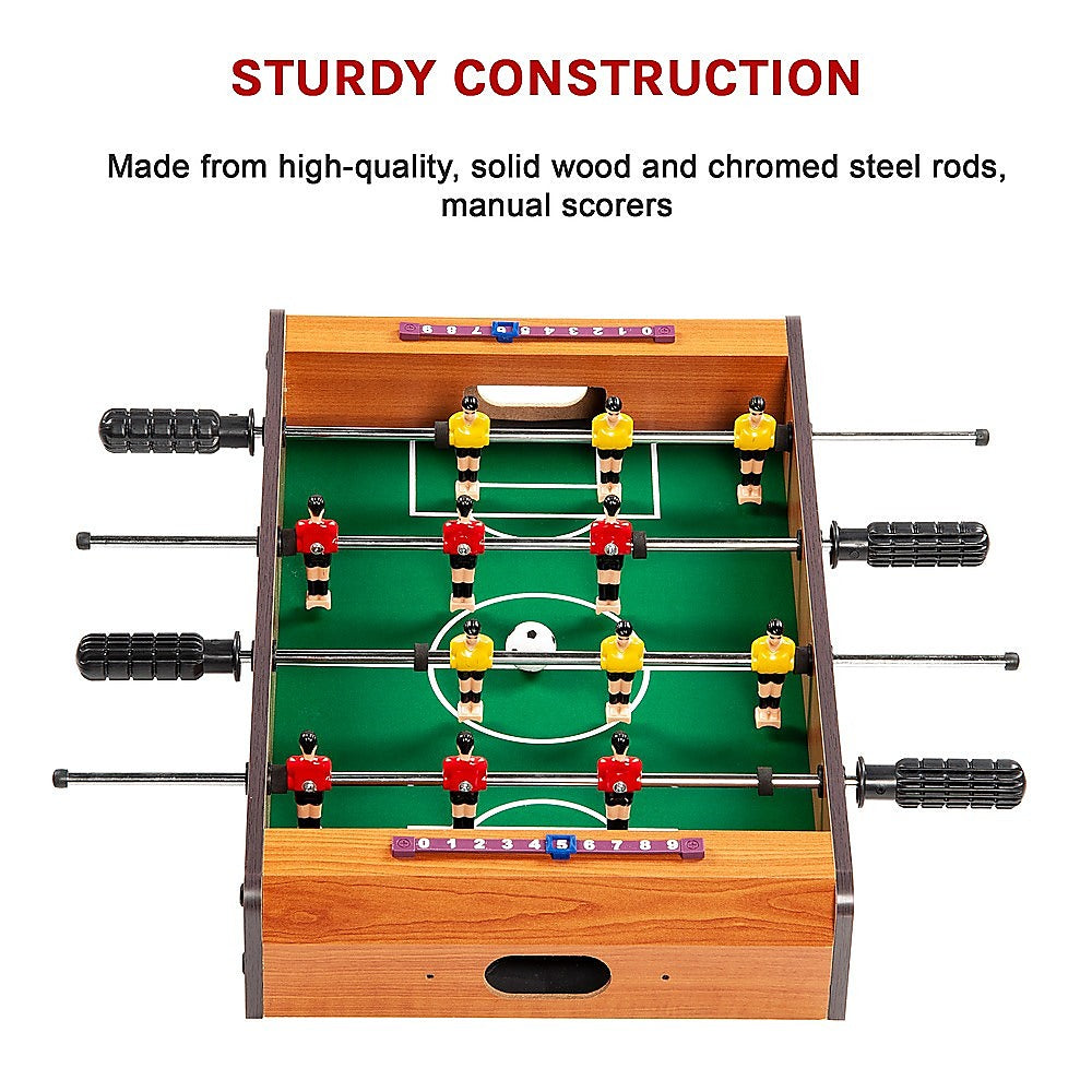 Foosball Games Soccer Table Kids Portable Toy Gift, 12 Players, 1.9kg Wt
