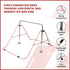 Kids Gymnastics Bars Training Horizontal Bar Monkey Kip Bar Pink