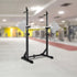 Commercial Squat Rack Adjustable Pair Fitness Exercise Weight Lifting Gym Barbell Stand