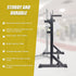 Commercial Squat Rack Adjustable Pair Fitness Exercise Weight Lifting Gym Barbell Stand