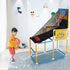 Kids Basketball Hoop Arcade Game with 2 Inflatable Balls and Air Pump Set