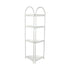 Shower Corner Shelf White Caddy Bathroom Shelves Organiser Bath Storage Rack 4