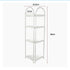 Shower Corner Shelf White Caddy Bathroom Shelves Organiser Bath Storage Rack 4