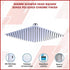 300mm Shower Head Square 304SS Polished Chrome Finish