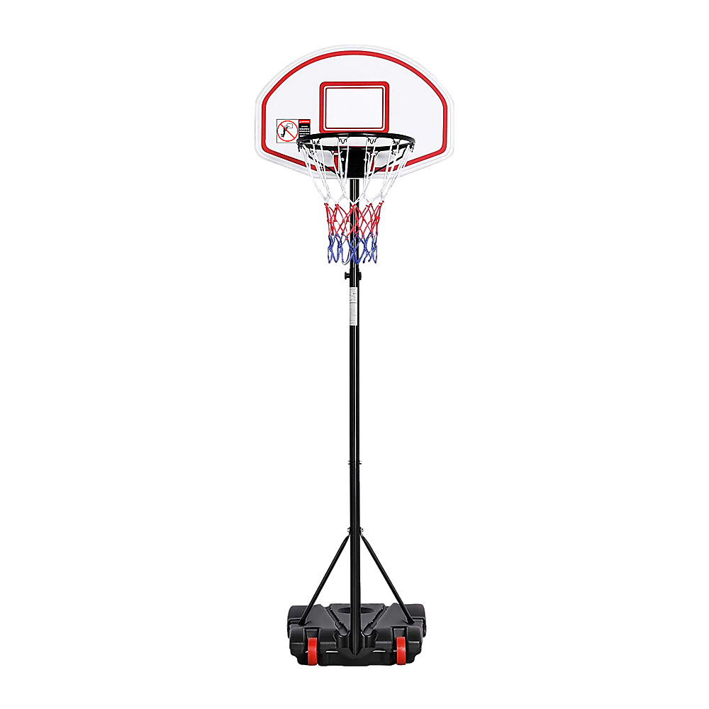 Basketball Ring Hoop Height Adjustable Portable Set, Steel and PE Build