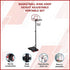 Basketball Ring Hoop Height Adjustable Portable Set, Steel and PE Build