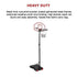 Basketball Ring Hoop Height Adjustable Portable Set, Steel and PE Build