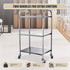 3 Tiers Food Trolley Cart Stainless Steel Utility Kitchen Dining Service