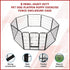 8 Panel Heavy Duty Pet Dog Playpen Puppy Exercise Fence Enclosure Cage