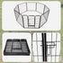 8 Panel Heavy Duty Pet Dog Playpen Puppy Exercise Fence Enclosure Cage