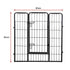 8 Panel Heavy Duty Pet Dog Playpen Puppy Exercise Fence Enclosure Cage