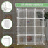 12 Cube Wire Grid Organiser Bookcase Storage Cabinet Wardrobe Closet White