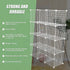 12 Cube Wire Grid Organiser Bookcase Storage Cabinet Wardrobe Closet White