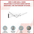 26m 5 Arm Wall Hang Mountable Clothes Airer Dryer Washing Line Bathroom Kitchen