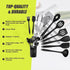 11pcs Kitchen Utensil Set Silicone Heat-Resistant Non-Stick Kitchen Utensils kit