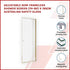 Adjustable Semi Frameless Shower Screen (74~82) x 195cm Australian Safety Glass