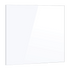 Toughened 90cm x 75cm White Glass Kitchen Splashback