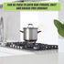 Toughened 90cm x 75cm White Glass Kitchen Splashback