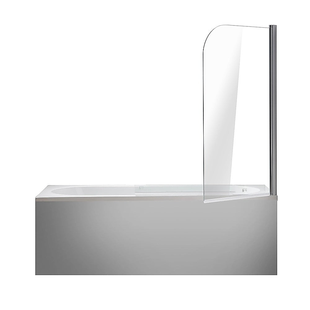 180 Degree Pivot Door 6mm Safety Glass Bath Shower Screen 800x1400mm By