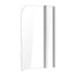 180 Degree Pivot Door 6mm Safety Glass Bath Shower Screen 1000x1400mm By