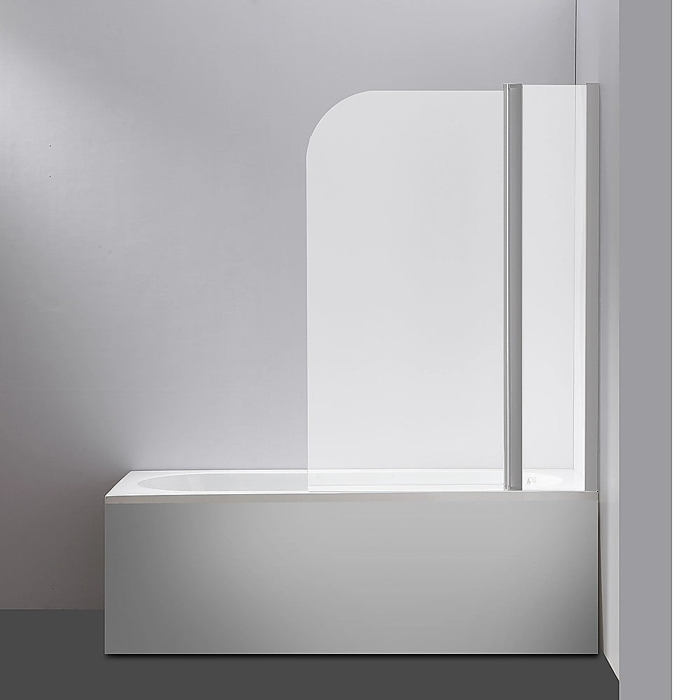 180 Degree Pivot Door 6mm Safety Glass Bath Shower Screen 1000x1400mm By