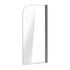 180 Degree Pivot Door 6mm Safety Glass Bath Shower Screen 900x1400mm By