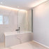 180 Degree Pivot Door 6mm Safety Glass Bath Shower Screen 900x1400mm By