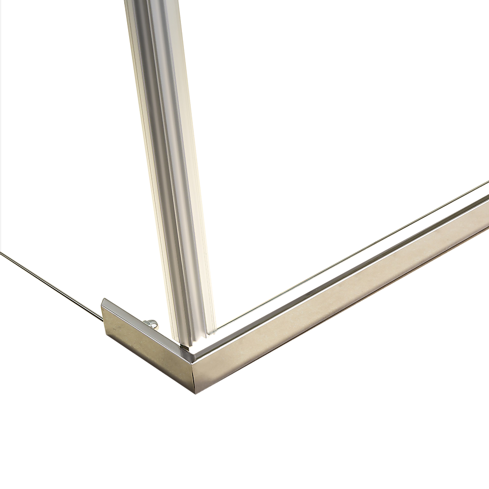 Shower Screen 1000x1000x1900mm Framed Safety Glass Pivot Door By