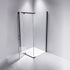 Shower Screen 900x700x1900mm Framed Safety Glass Pivot Door By