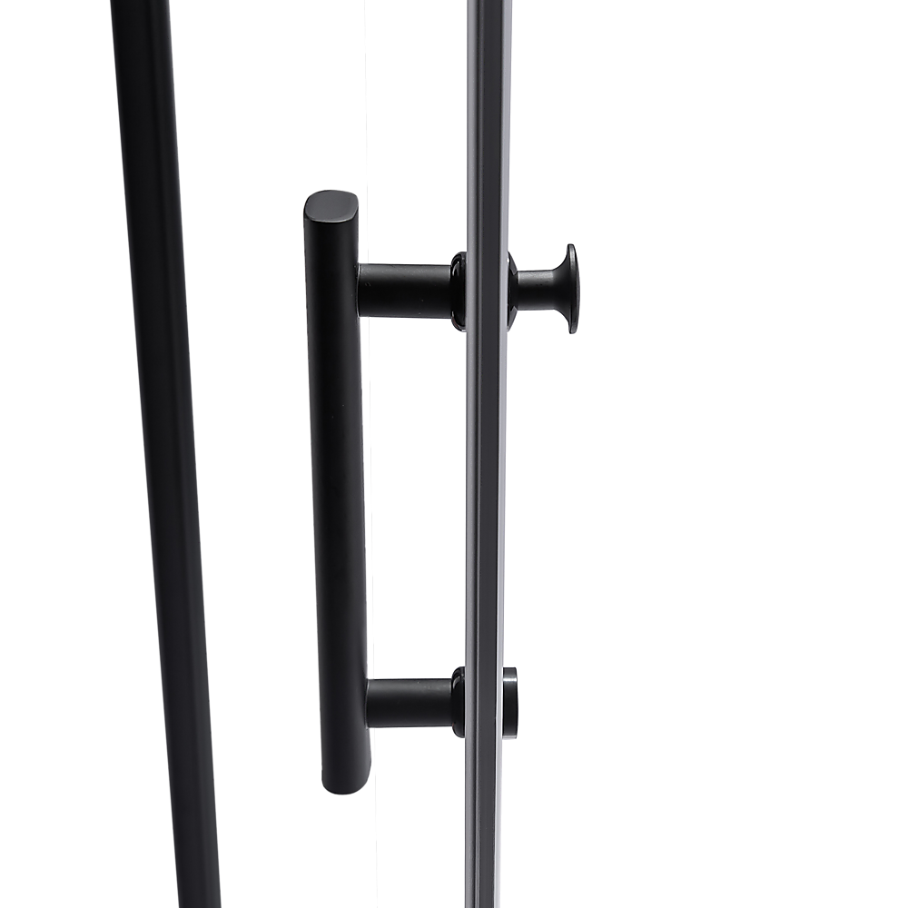 Shower Screen 900x700x1900mm Framed Safety Glass Pivot Door By