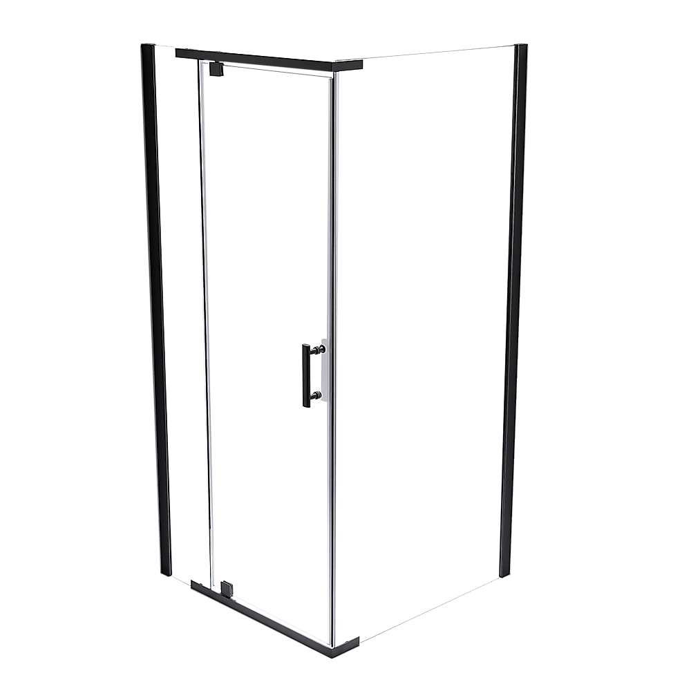 Shower Screen 1000x700x1900mm Framed Safety Glass Pivot Door By