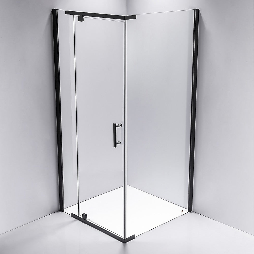 Shower Screen 1000x800x1900mm Framed Safety Glass Pivot Door By