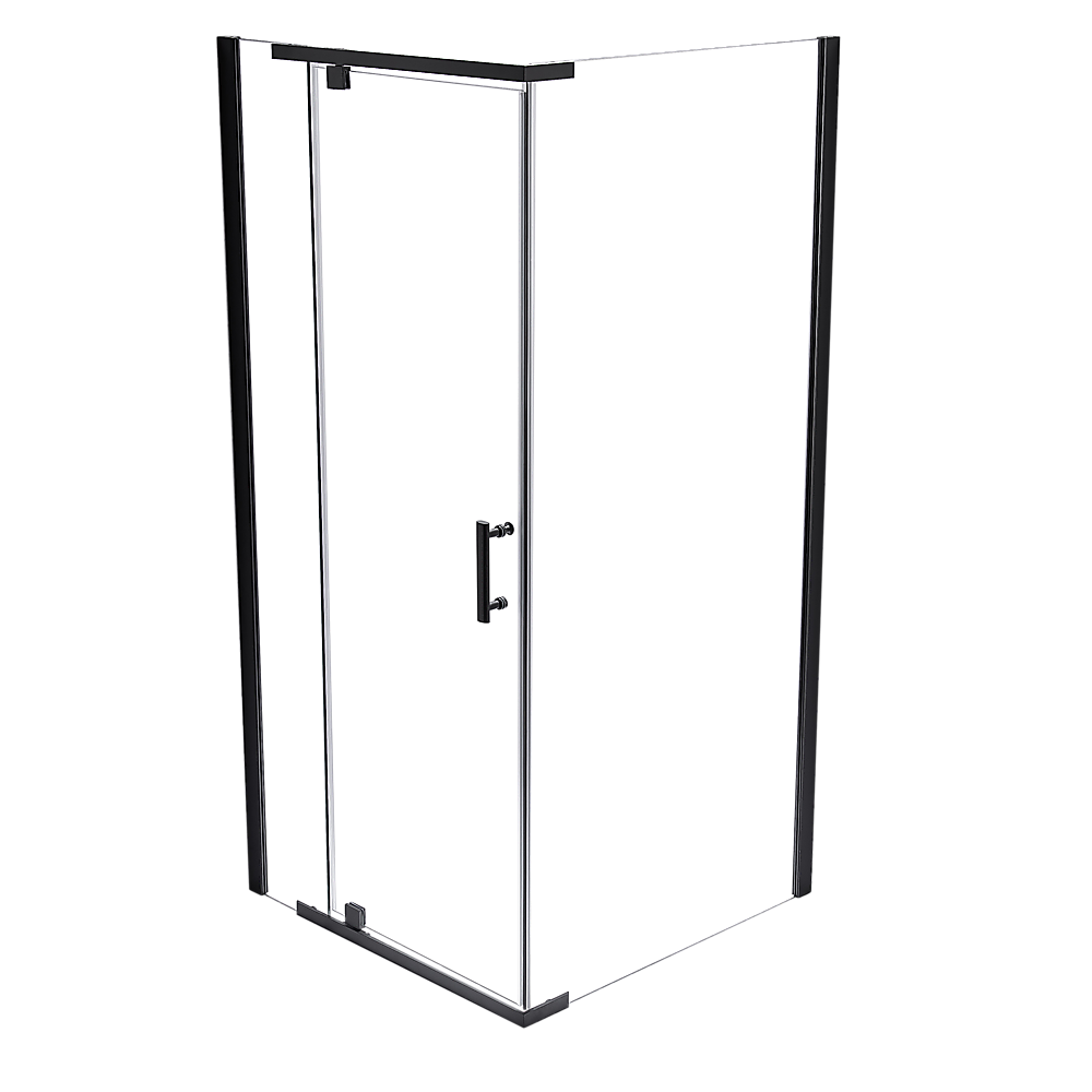Shower Screen 1200x700x1900mm Framed Safety Glass Pivot Door By