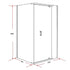 Shower Screen 1200x800x1900mm Framed Safety Glass Pivot Door By