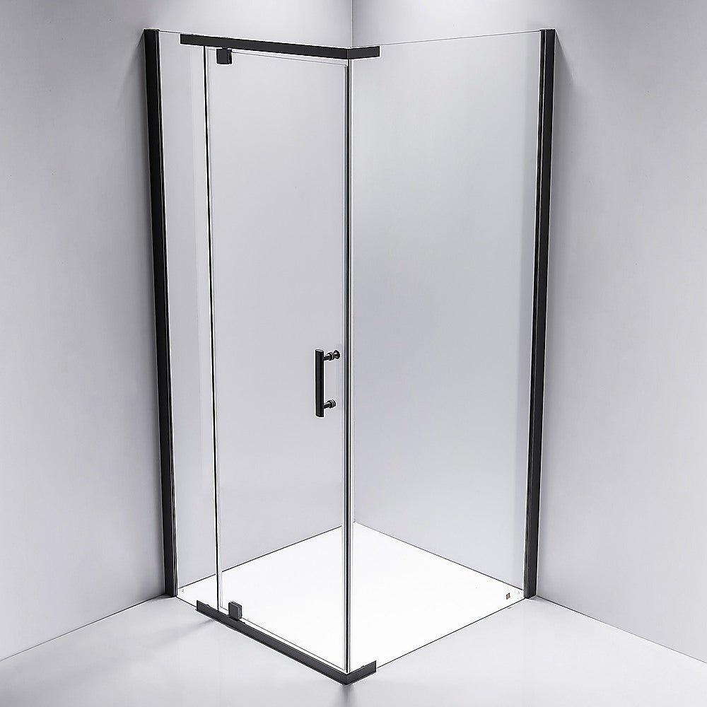 Shower Screen 1200x900x1900mm Framed Safety Glass Pivot Door By