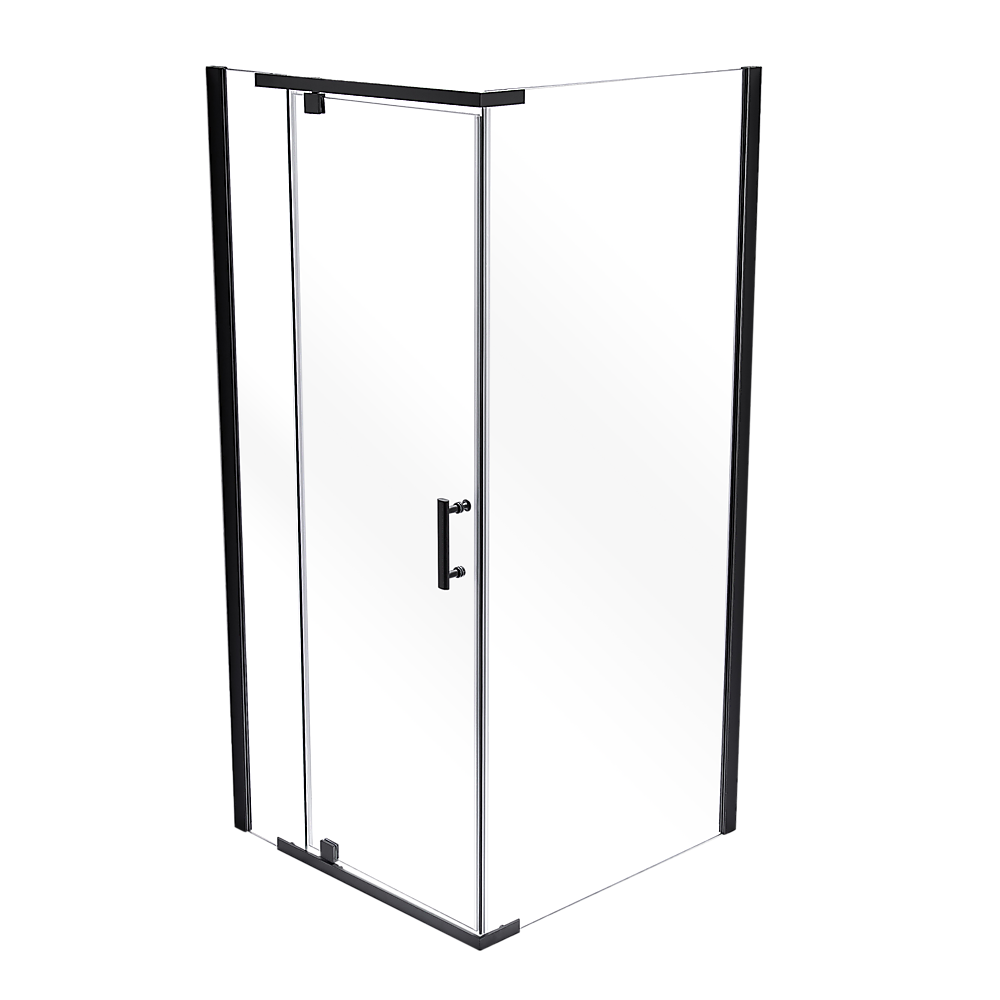 Shower Screen 1200x900x1900mm Framed Safety Glass Pivot Door By