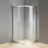900 x 800mm Sliding Door Nano Safety Glass Shower Screen By