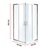 900 x 800mm Sliding Door Nano Safety Glass Shower Screen By